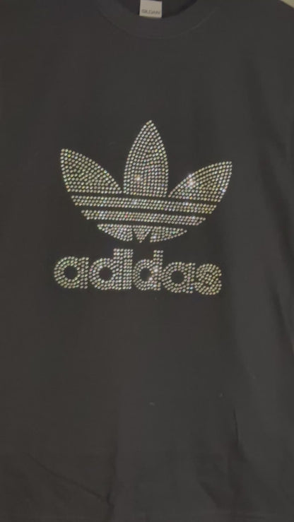 Adidas Rhinestone Gildan T-shirt