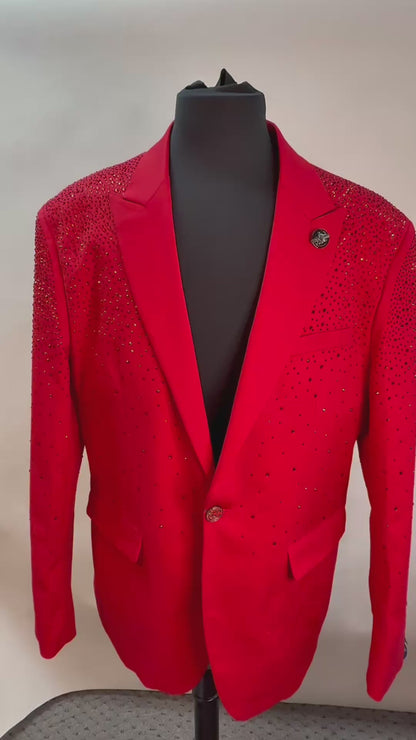 Barabas Crystal Studded Blazer