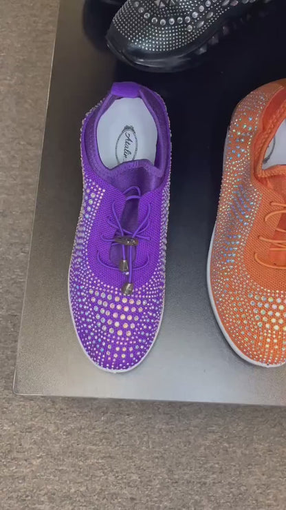 Atalina Sneaker - Rhinestone Sneakers