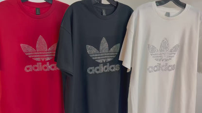 Adidas Rhinestone Gildan T-shirt