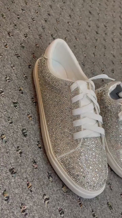 De Blossom Rhinestone Collection Sneakers - Mom and daughter matching shoe set