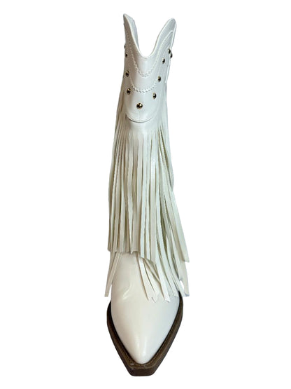 Western Fringe Studded Cowgirl Boot