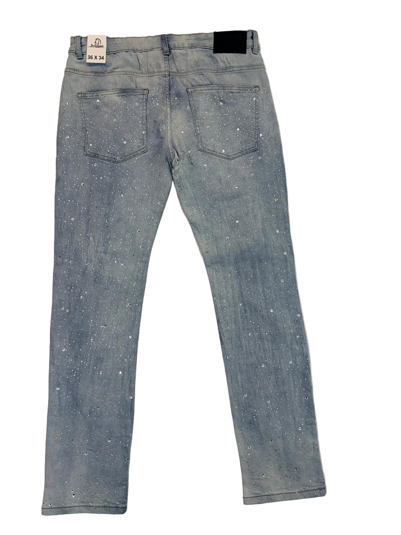 Men's Blinged Out Jeans